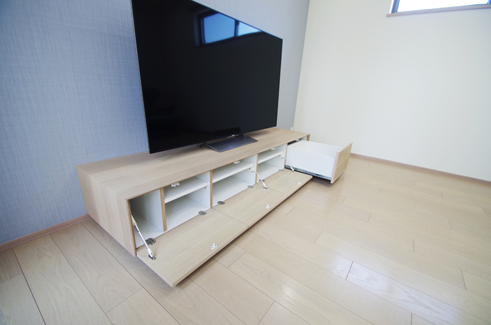 ホワイトオークのテレビボード （愛知県 北名古屋市） | 名古屋の 